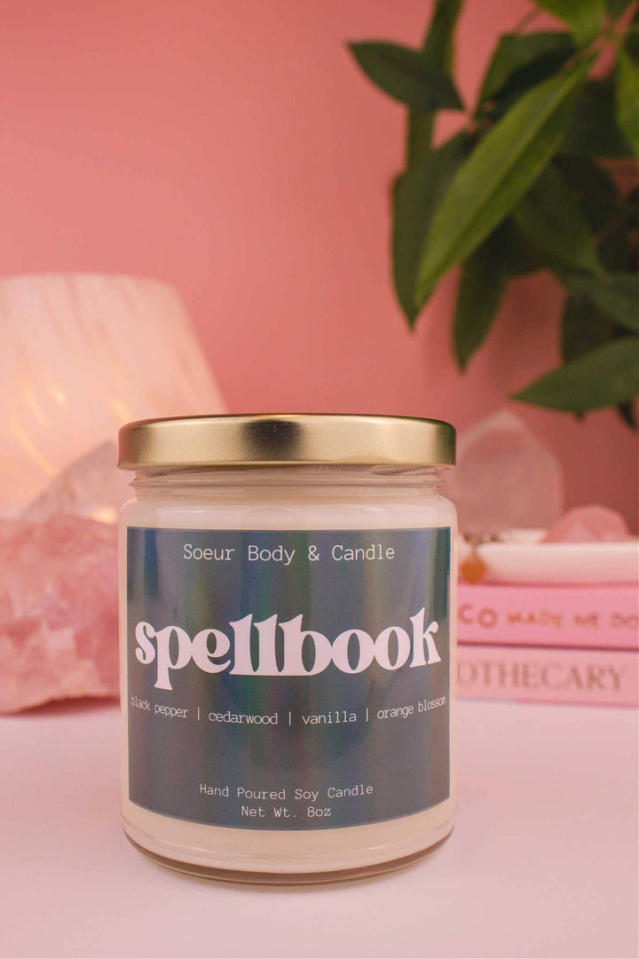 Spell Book Soy Candle