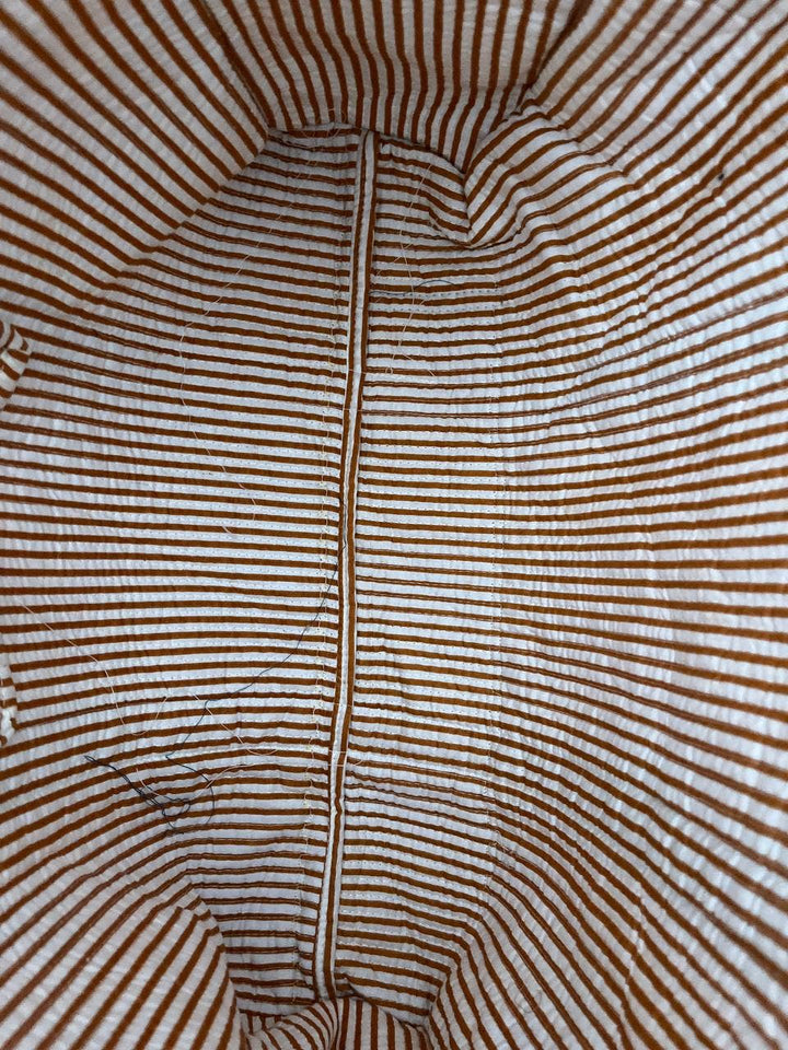 Yellow Women Bag Tiger Printed Cotton Quilted Bag Beach Bag