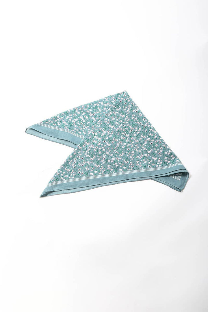 Boho Floral Cotton Bandana β Your Go-To Summer Accessory πΈ: Sage
