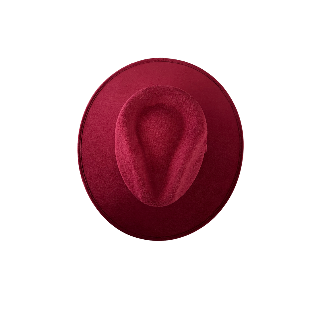 Vegan Suede Rancher Hat: Mocha