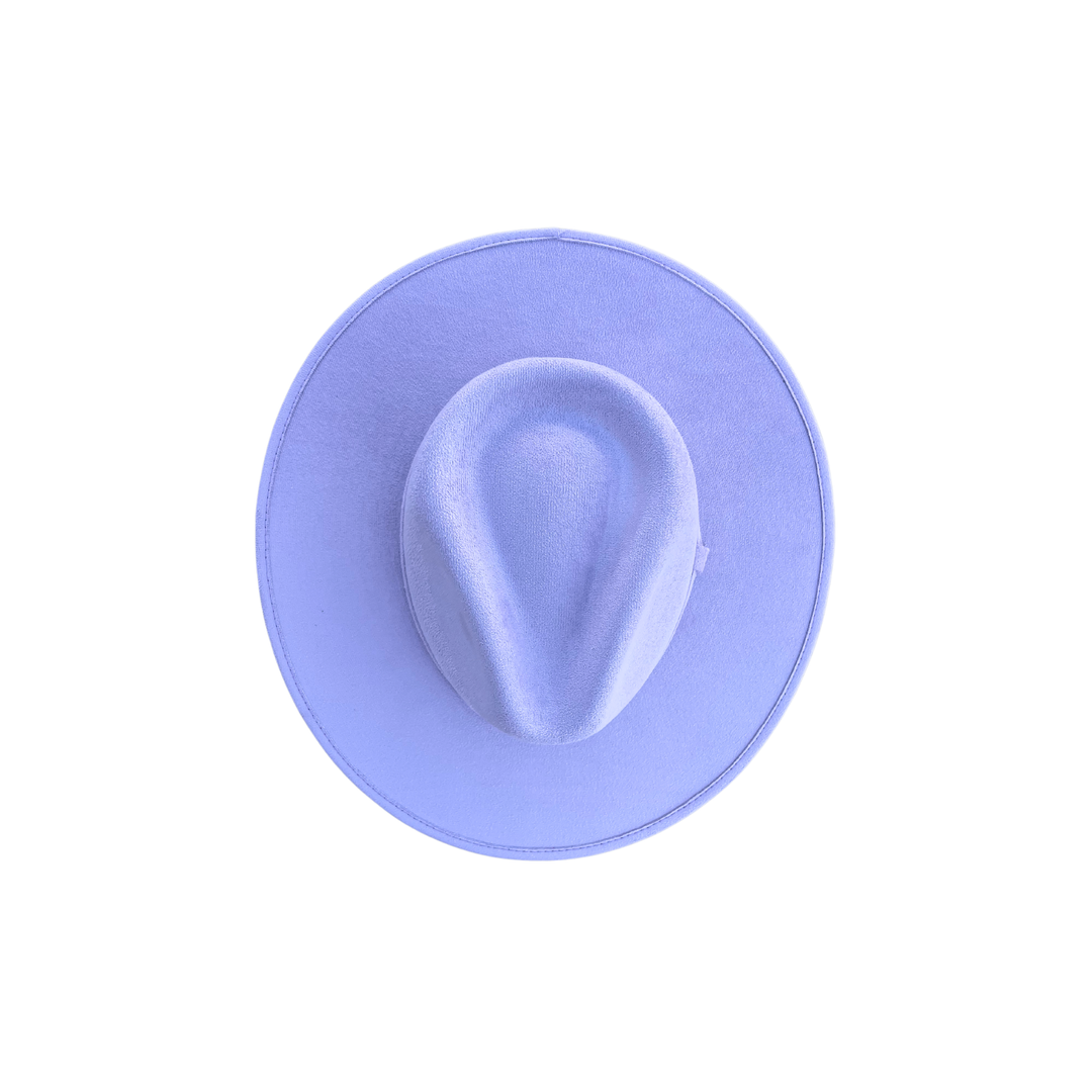 Vegan Suede Rancher Hat: Mocha