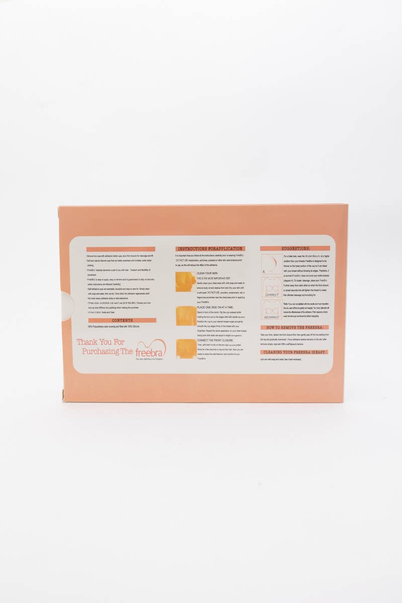 Seamless Backless Silicone Bra – Cleavage Enhancing!: Nude / B