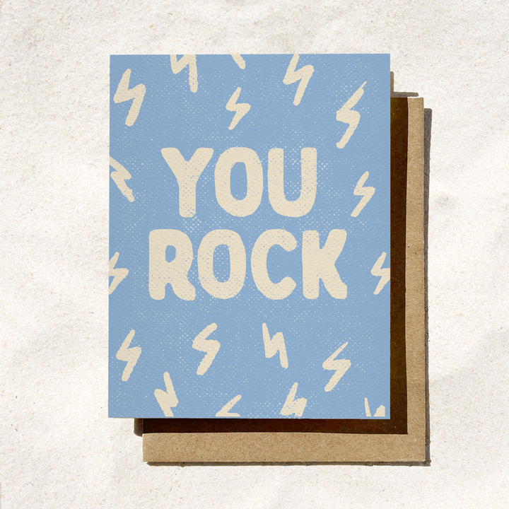 You Rock Thank You Card | Card For Him | Male Card