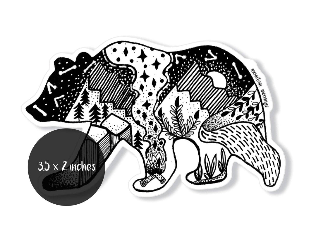 Roaming Bear Sticker