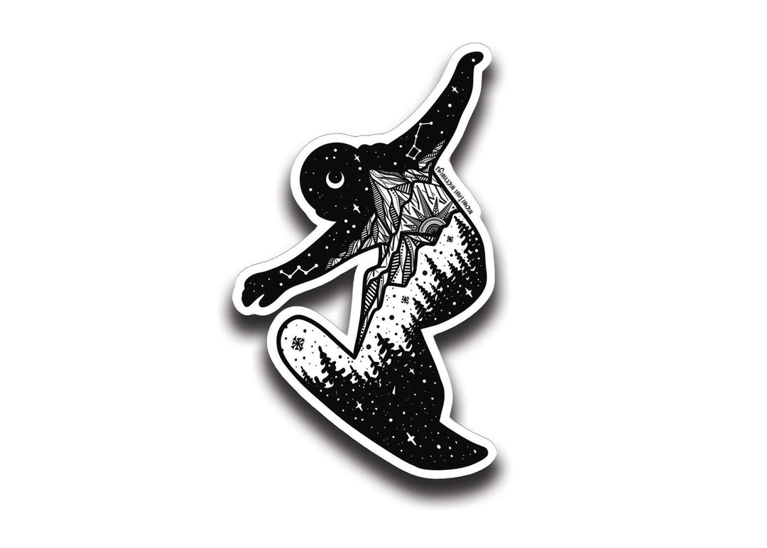 Snowboarder Sticker