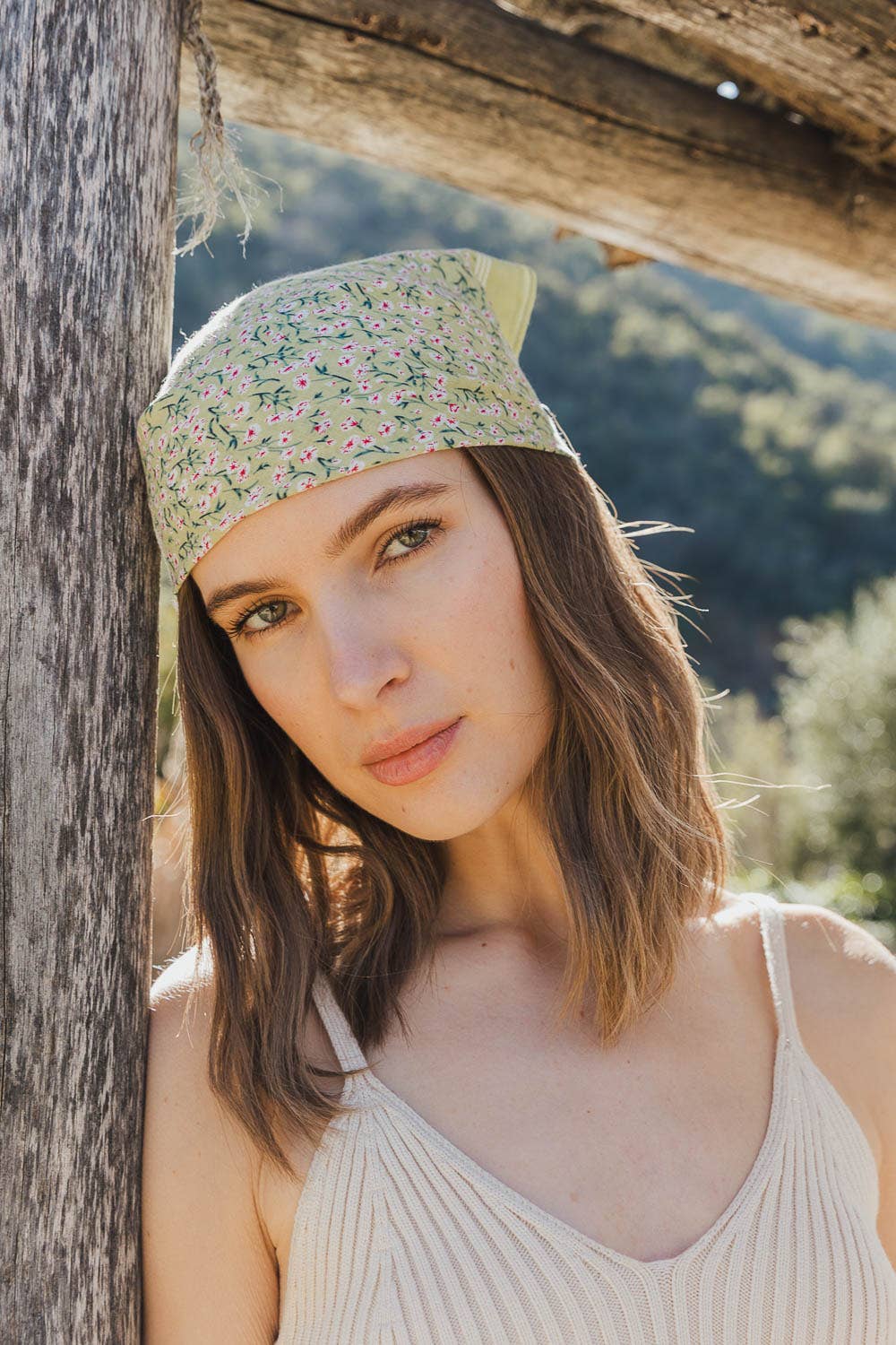 Boho Floral Cotton Bandana β Your Go-To Summer Accessory πΈ: Sage