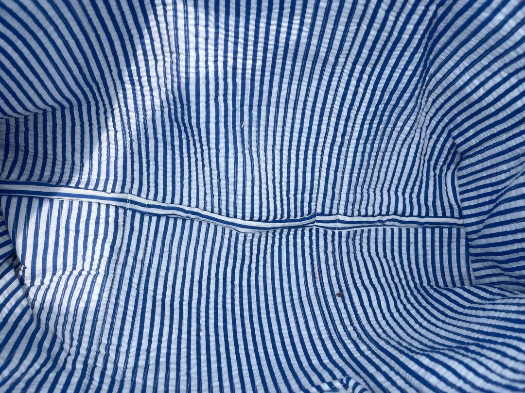 Women Shopping Bag Quilted Bag Hand Block Printed Tote Bags