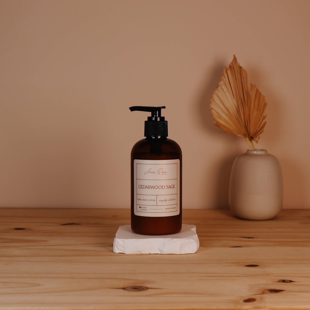 Cedarwood Sage Hand + Body Lotion: 4oz