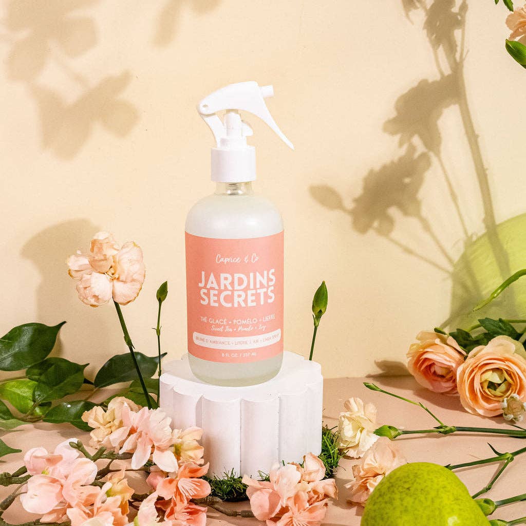 Linen + Room Spray - Jardins Secrets - Sweet Tea + Pomelo + Ivy