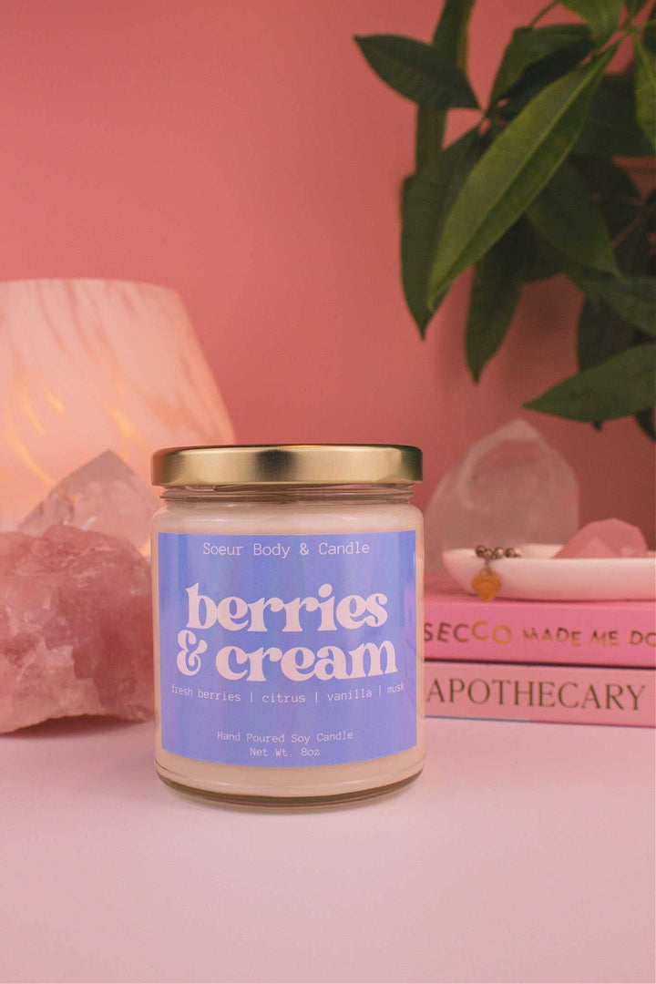 Berries & Cream Soy Candle