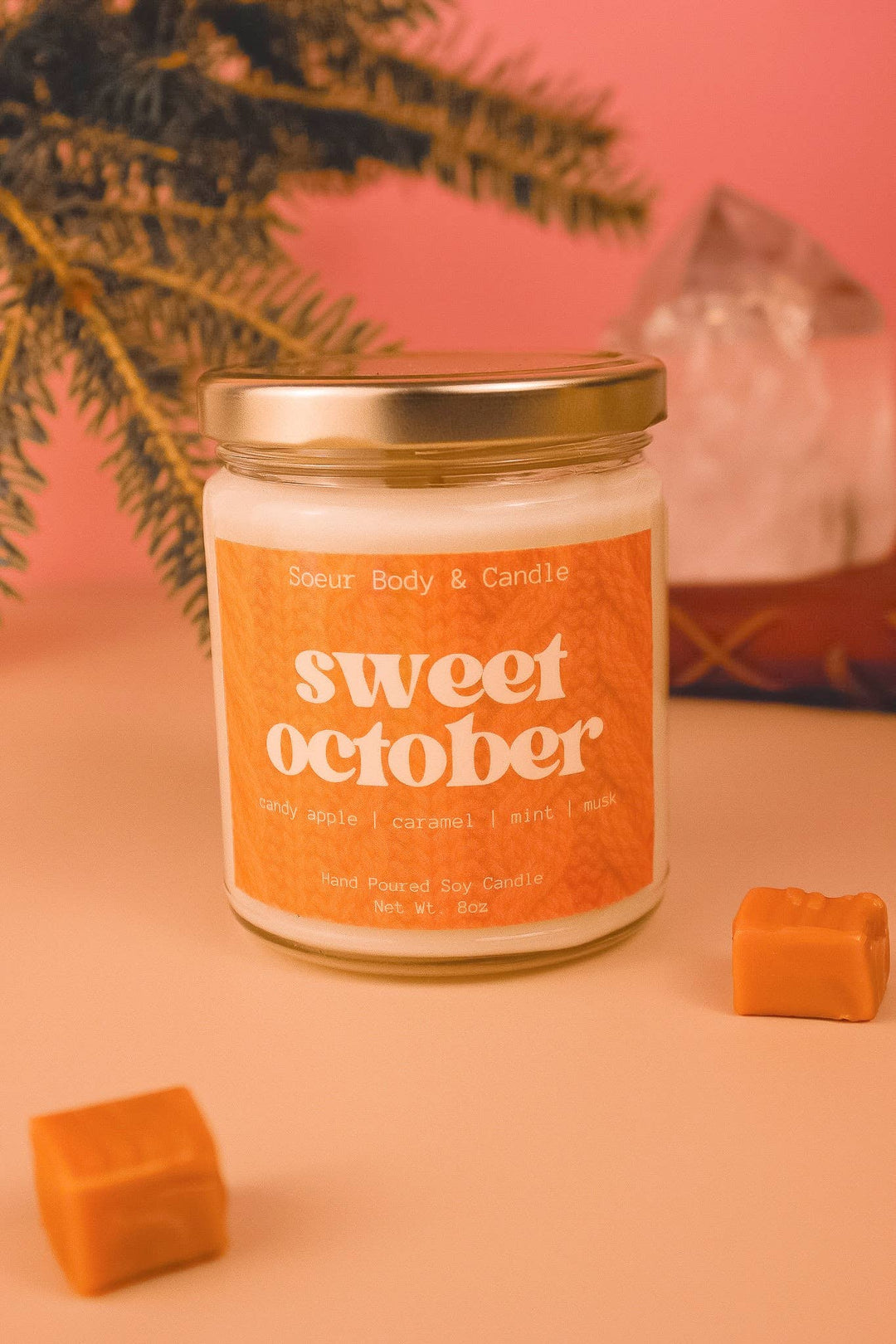Sweet October Soy Candle