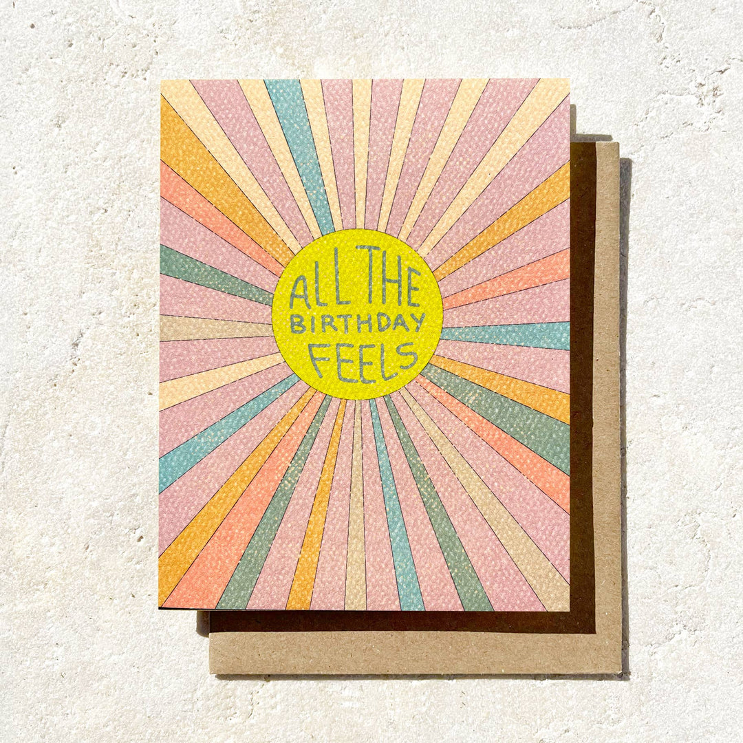 All The Birthday Feels - Summer Happy Birthday Card