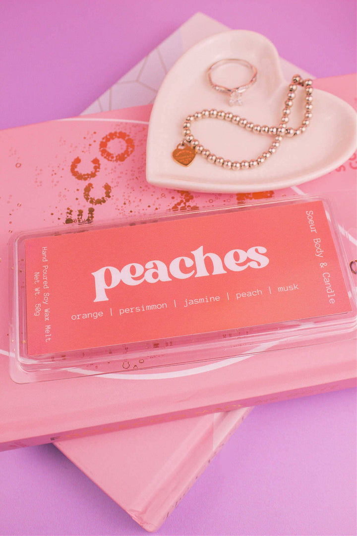 Peaches Soy Wax Snapbar