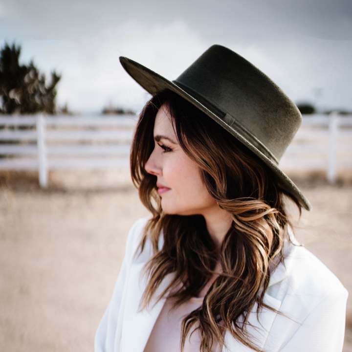 Vegan Suede Crown Top Hats: Mocha