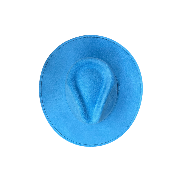 Vegan Suede Rancher Hat: Nude