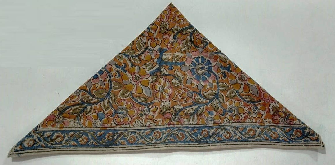 Kalamkari Cotton Bandana - KK1477