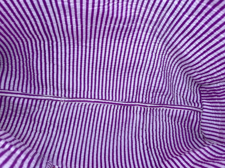 Ikat Print Hippie Bag Weekend Bag Cotton Quilted Carry Bags