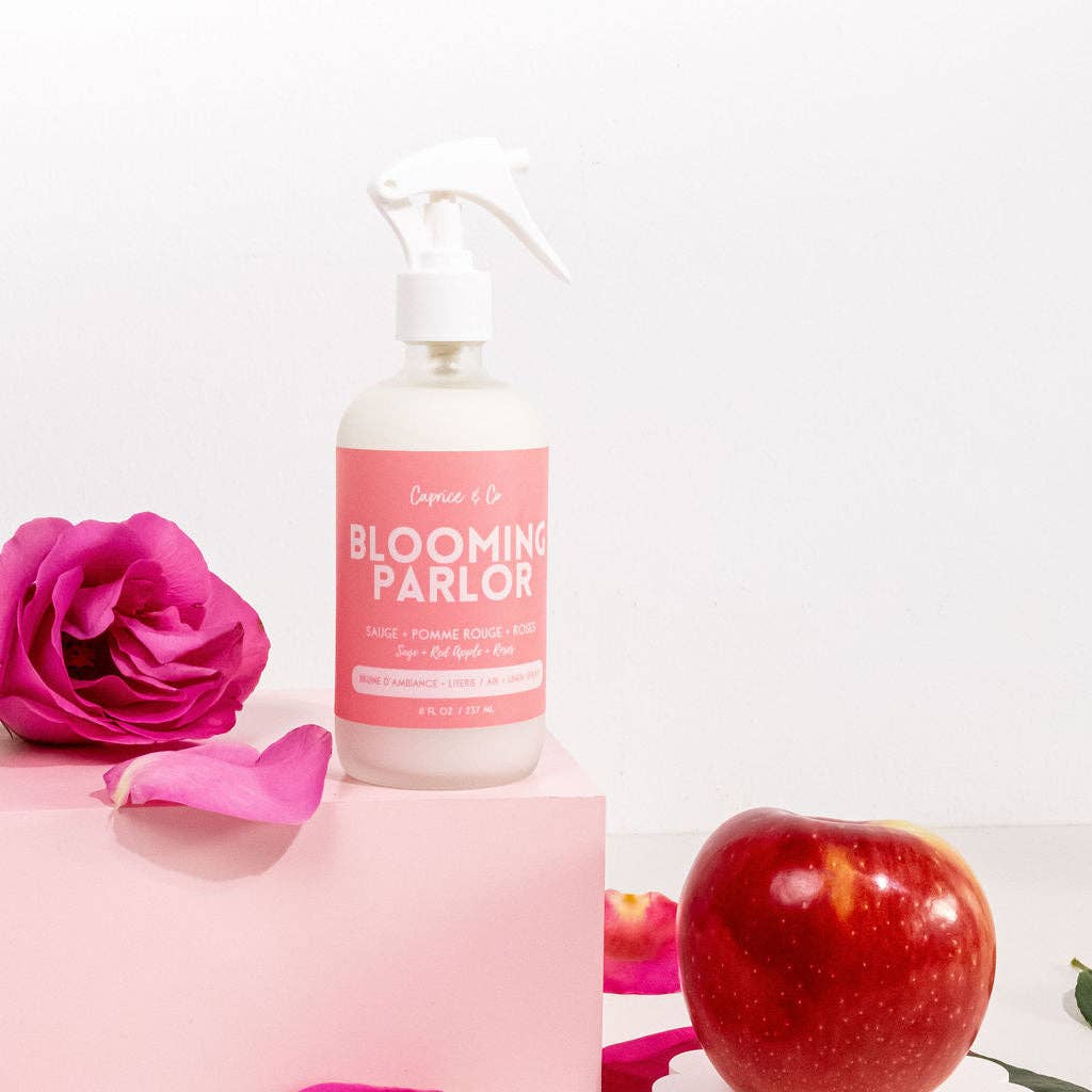 Linen + Room Spray - Blooming Parlor - Sage + Red Apple + Roses