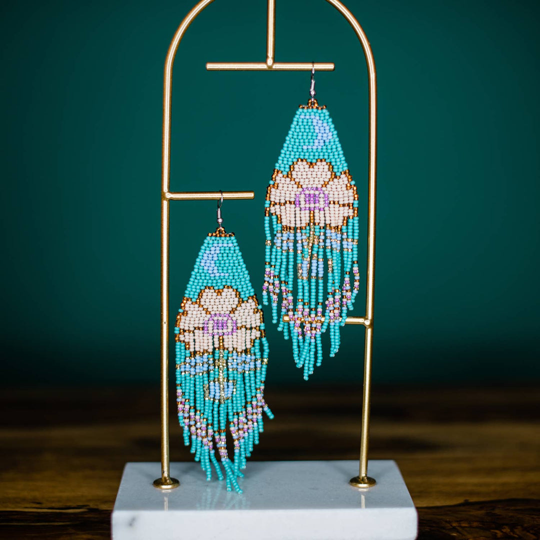 Moonflower Earring Turquoise