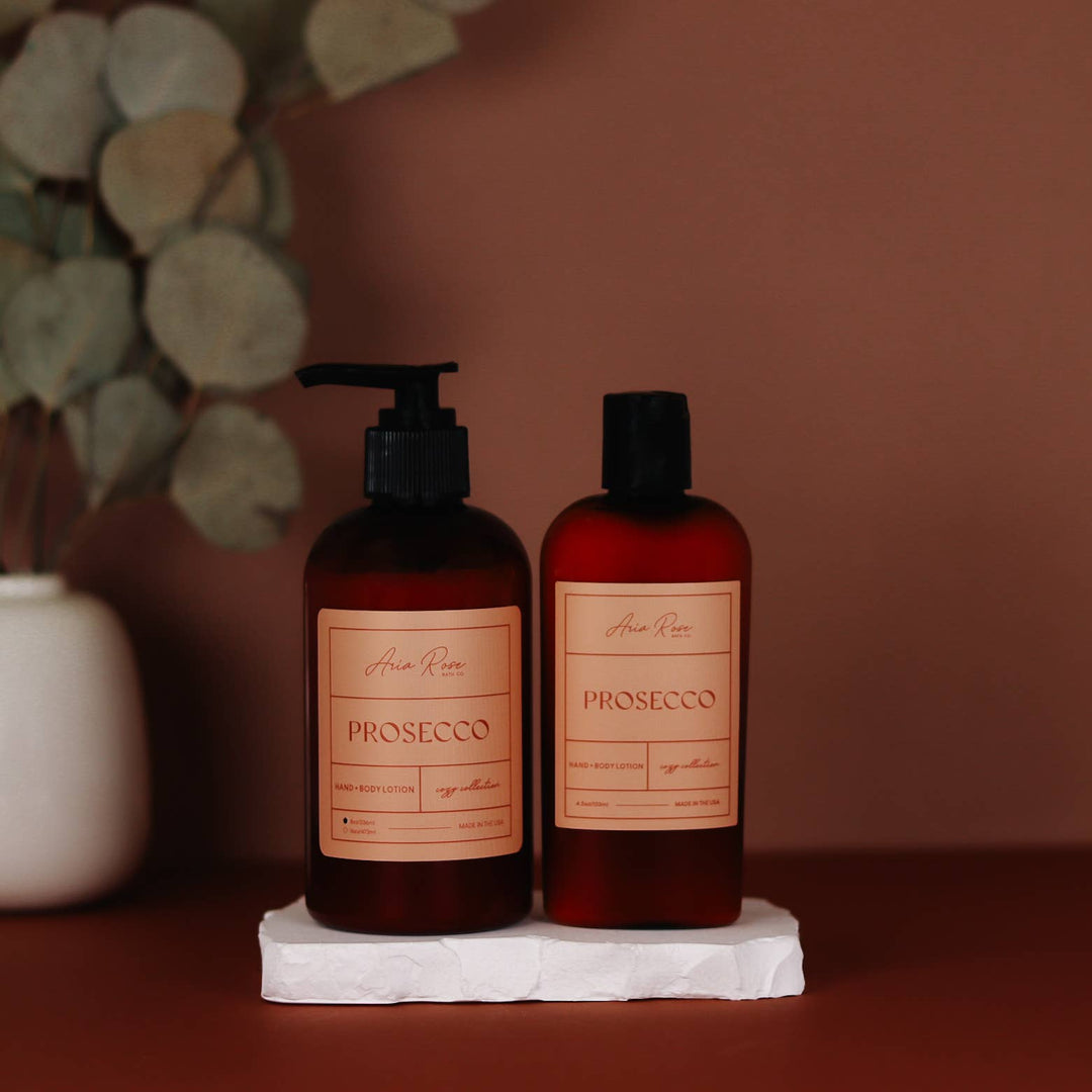 Prosecco Hand + Body Lotion - Cozy Collection: 4oz