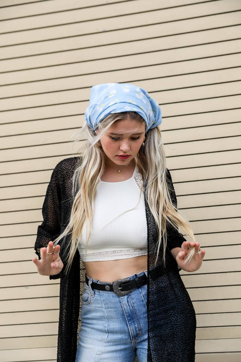 Floral Lightweight Bandana - Online Sales Favorite π₯οΈ: Coral