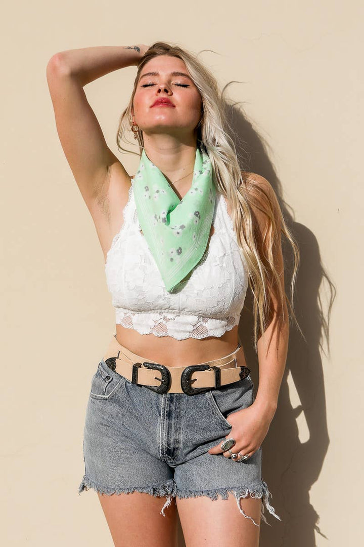 Floral Lightweight Bandana - Online Sales Favorite π₯οΈ: Coral