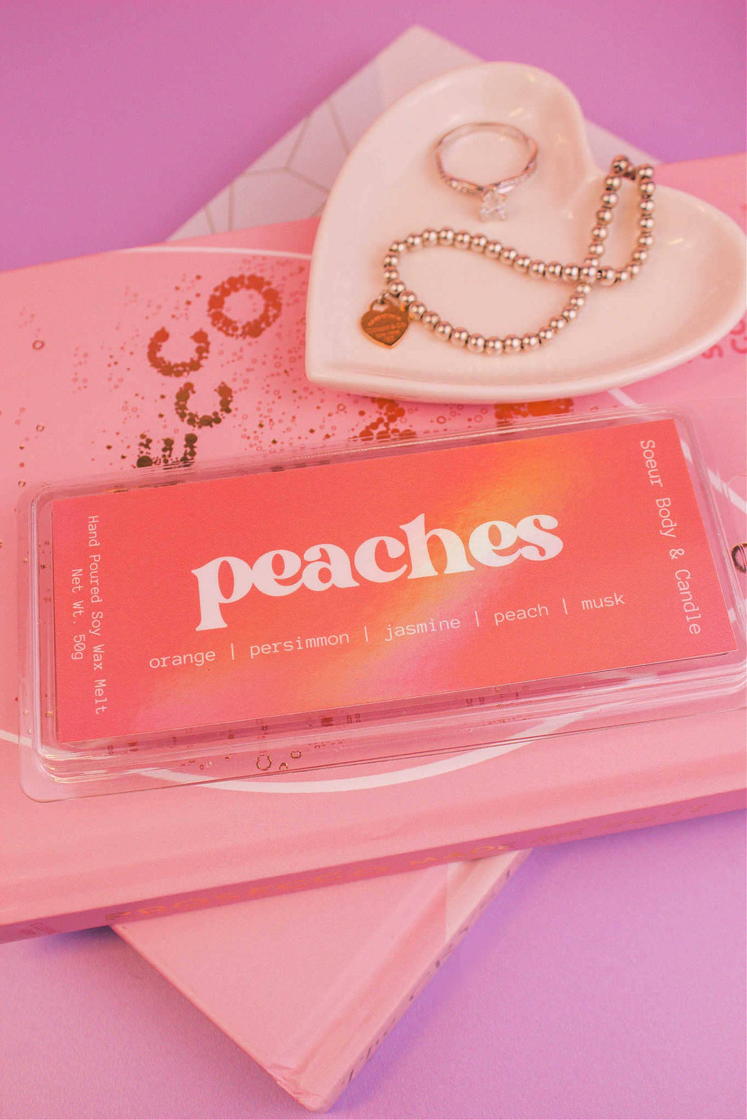 Peaches Soy Wax Snapbar
