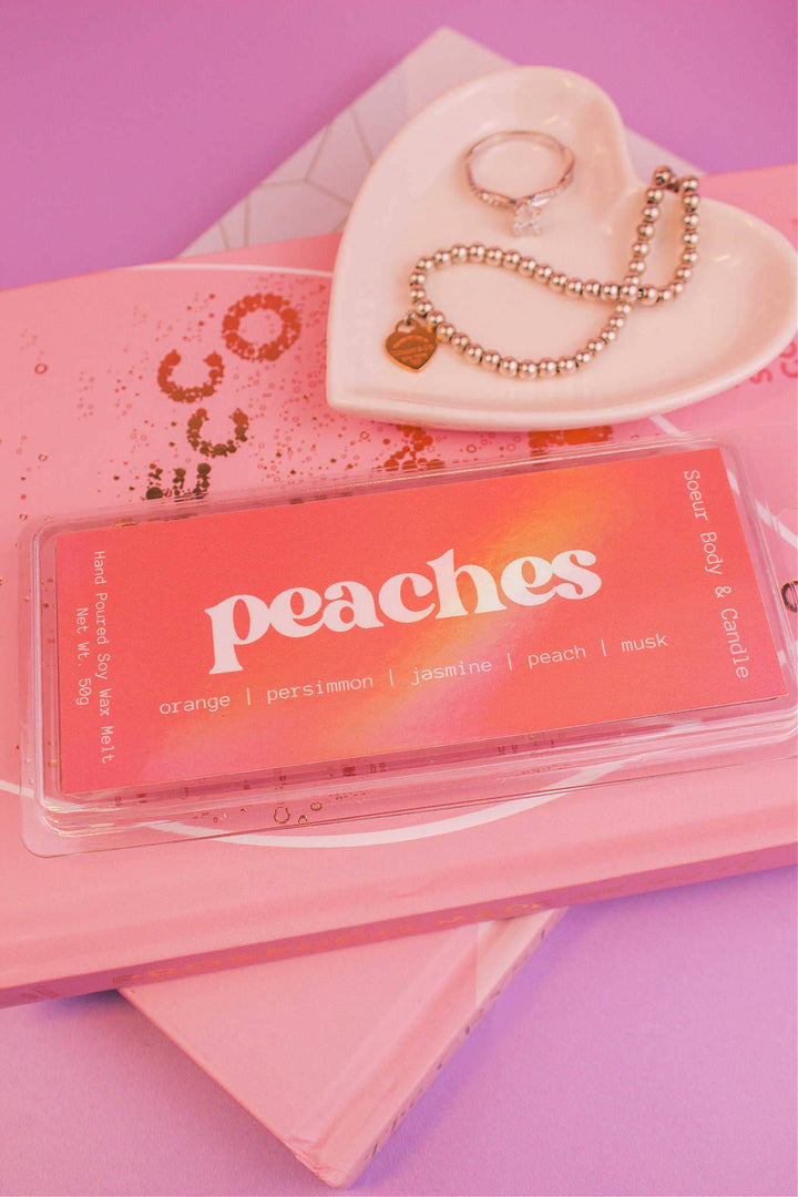 Peaches Soy Wax Snapbar