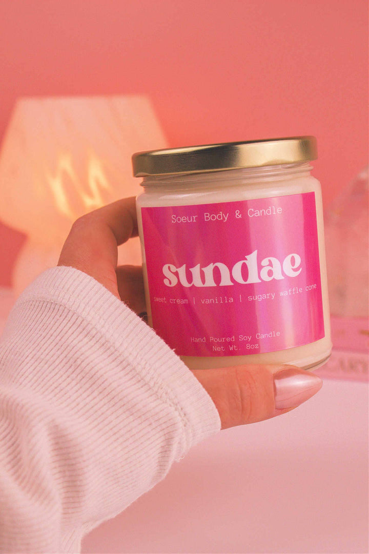 Sundae Soy Candle