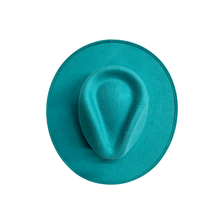 Vegan Suede Rancher Hat: Mocha