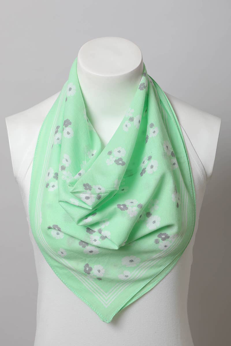 Floral Lightweight Bandana - Online Sales Favorite π₯οΈ: Coral