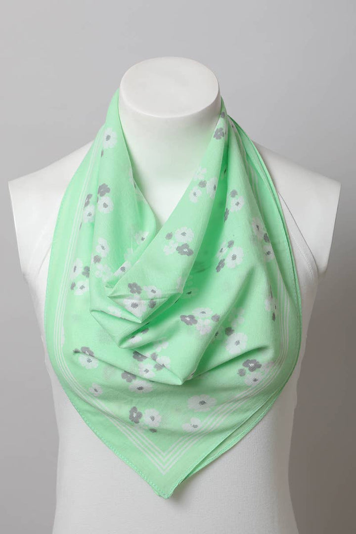 Floral Lightweight Bandana - Online Sales Favorite π₯οΈ: Coral