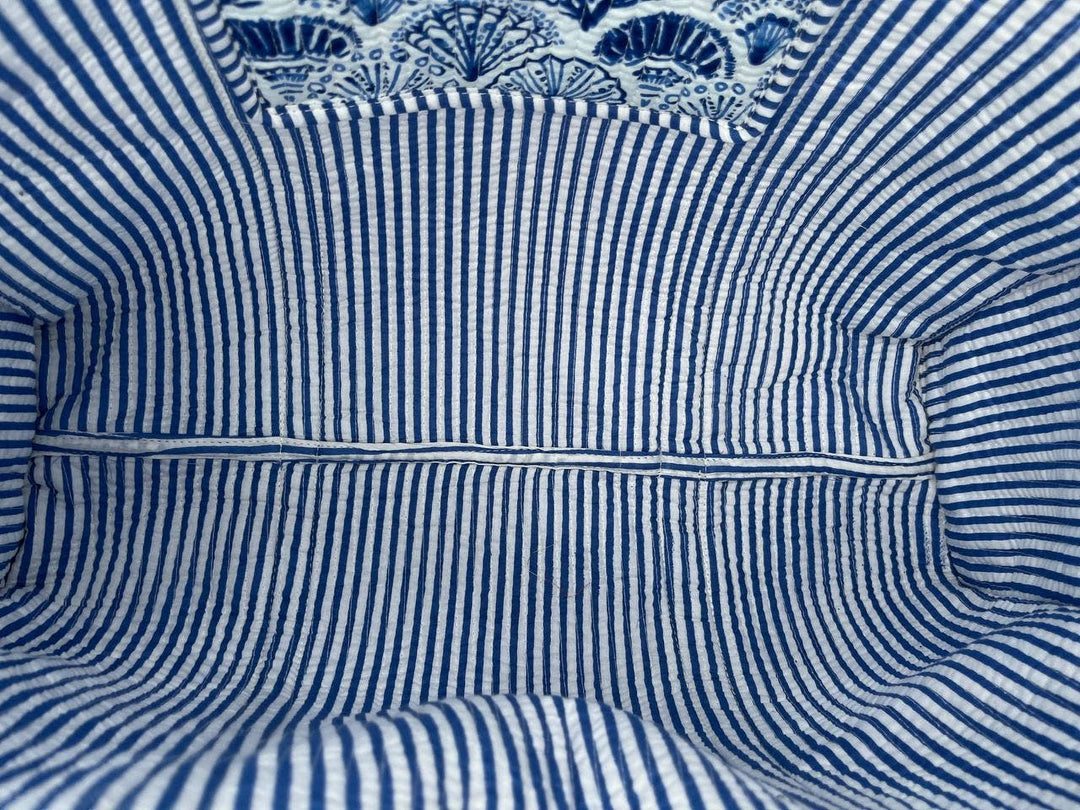 New Design Block Print Cotton Bag Women Travel Bag Quilted