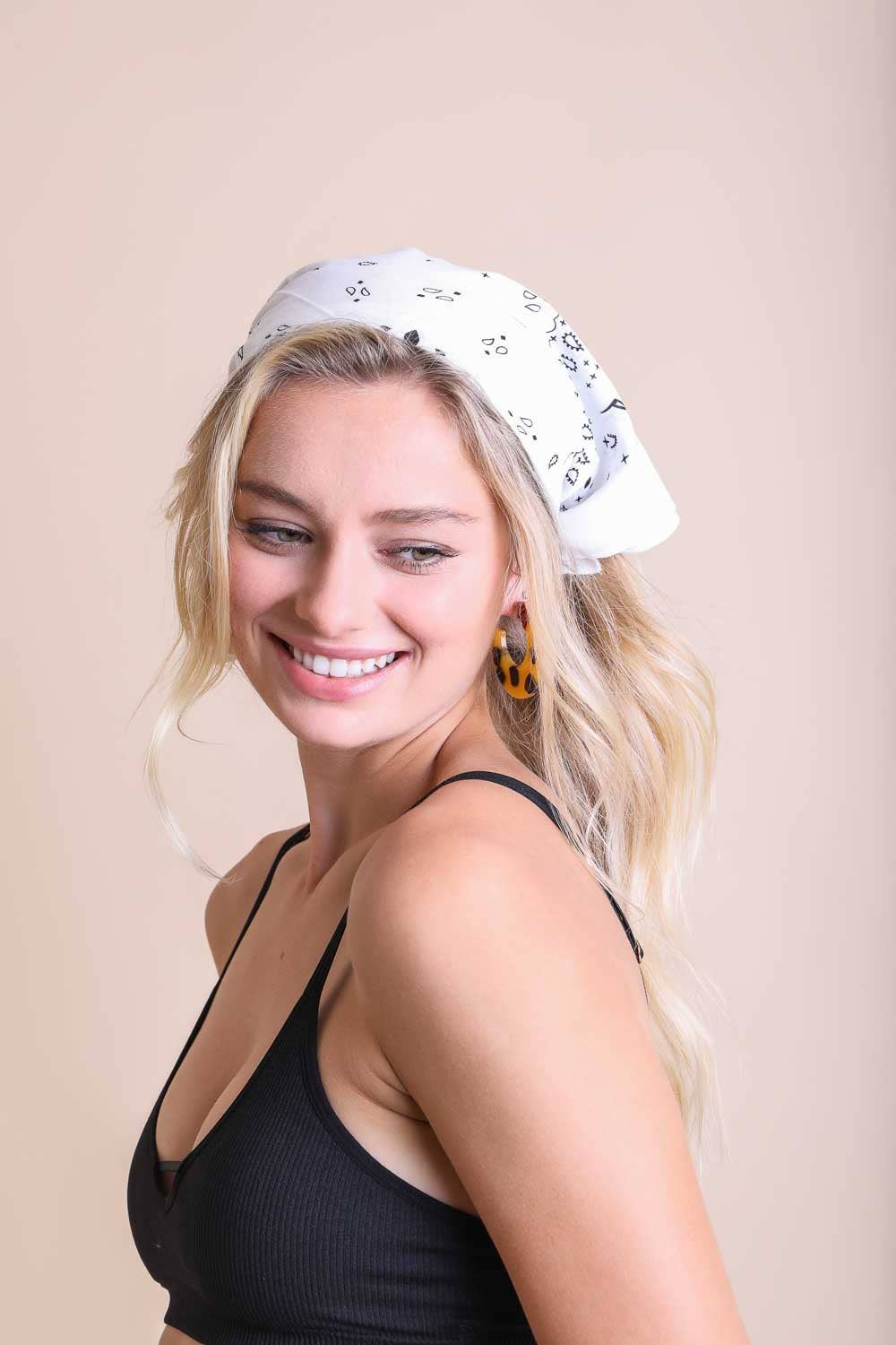 Muted Color Bandana - Perfect Summer & Everyday Accessory ☀️: Lemon
