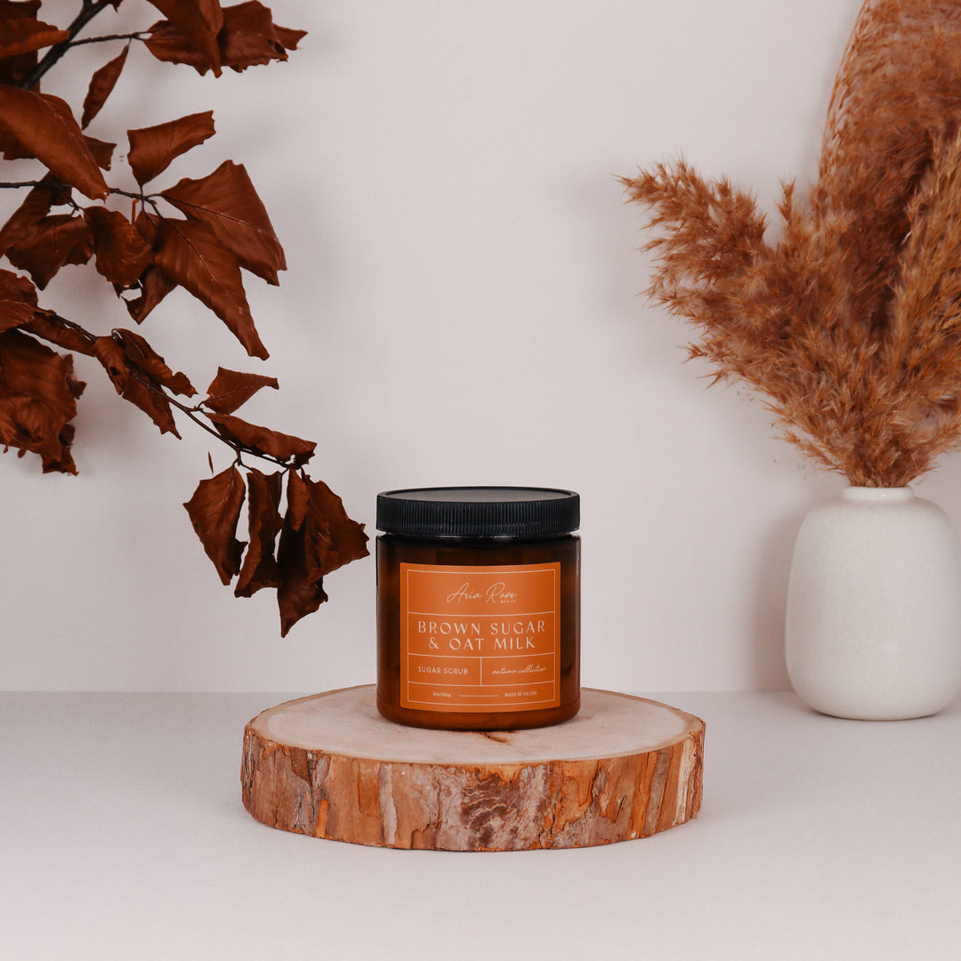 Brown Sugar & Oat Milk Sugar Scrub - Autumn Collection