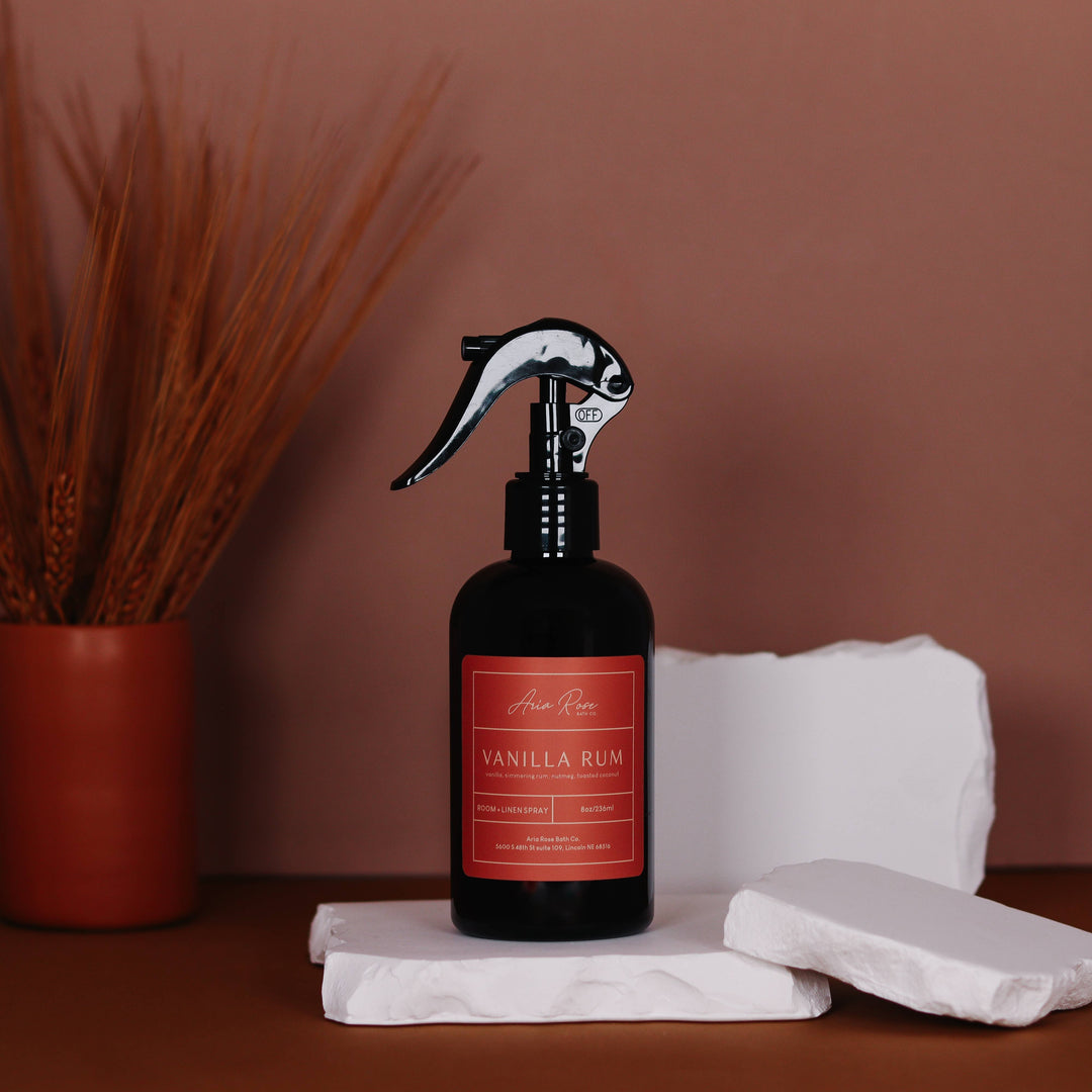 Vanilla Rum Room + Linen Spray - Cozy Collection