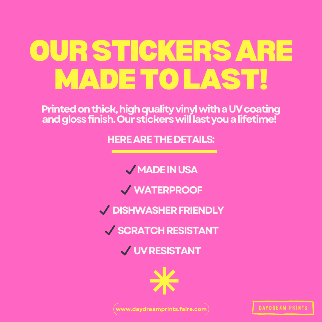 Mentally at the Beach | Ocean Vinyl Sticker for Laptops 4"