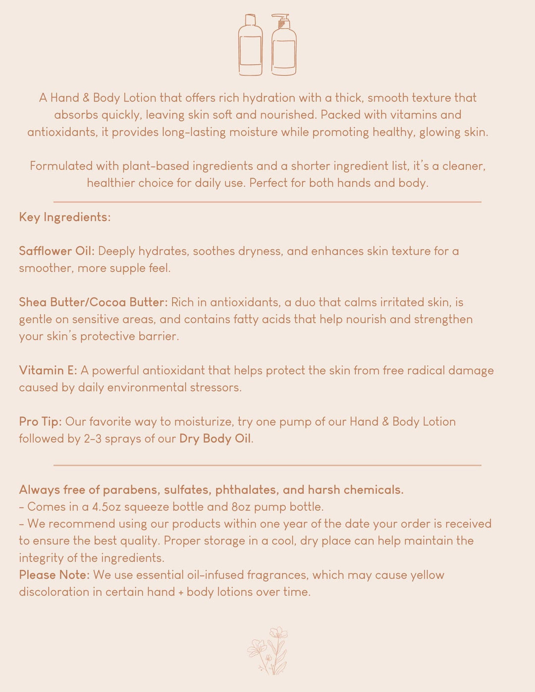 Cedarwood Sage Hand + Body Lotion: 4oz