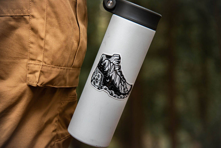 Hike More, Worry Less Sticker