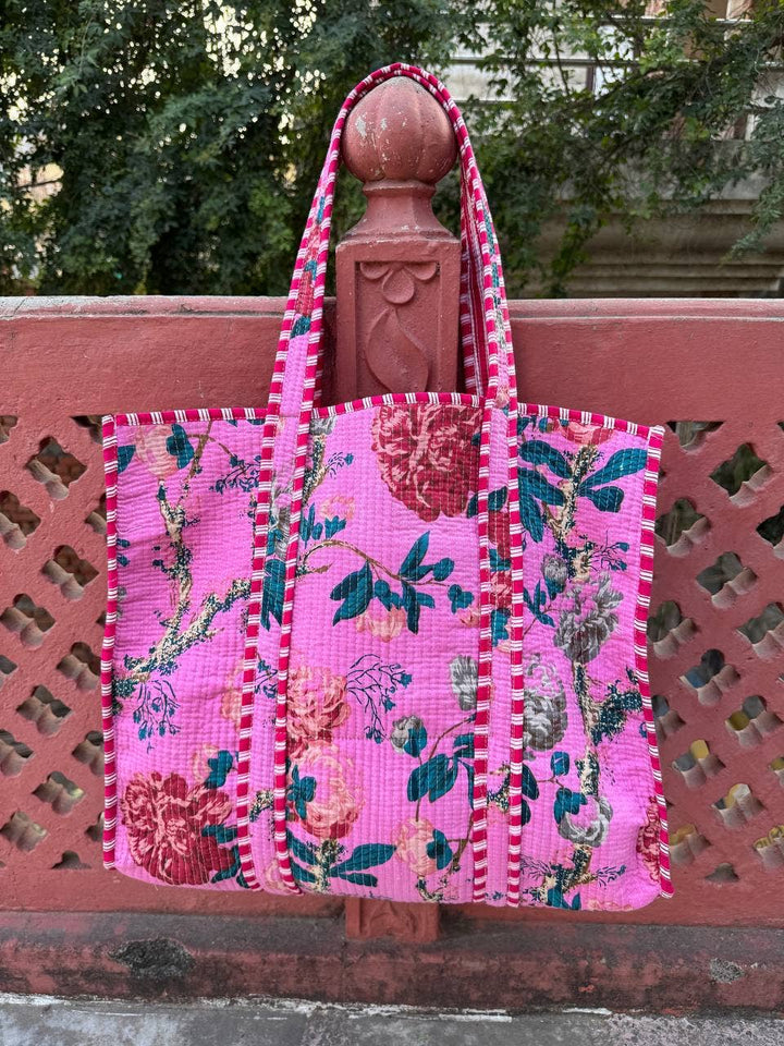 Market Bag Cotton Quilted Bag Girl Bag Shopping Bag Tote Bag