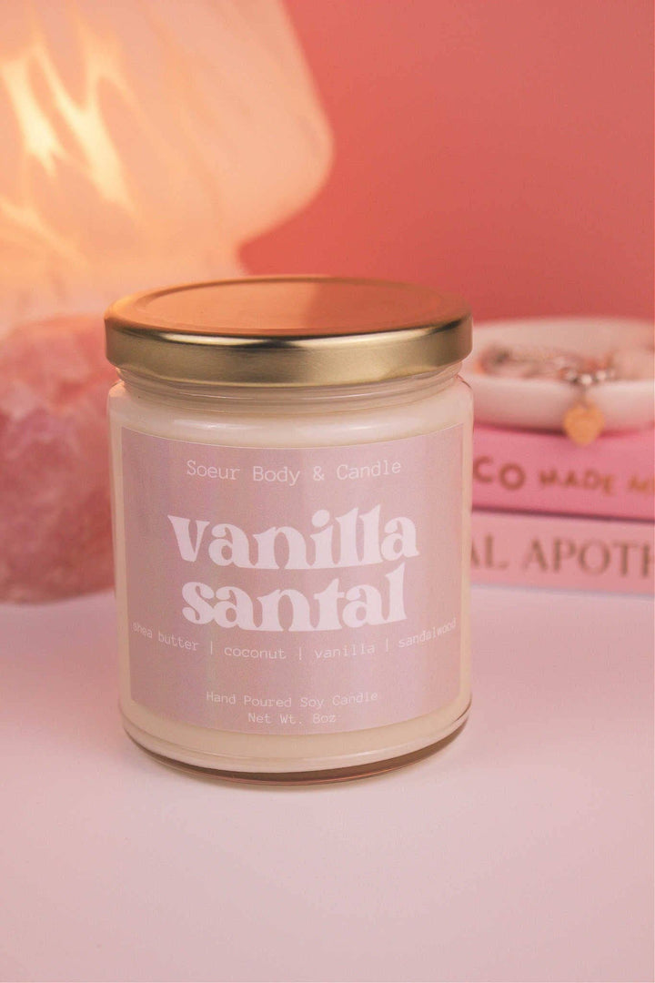 Vanilla Santal Soy Candle