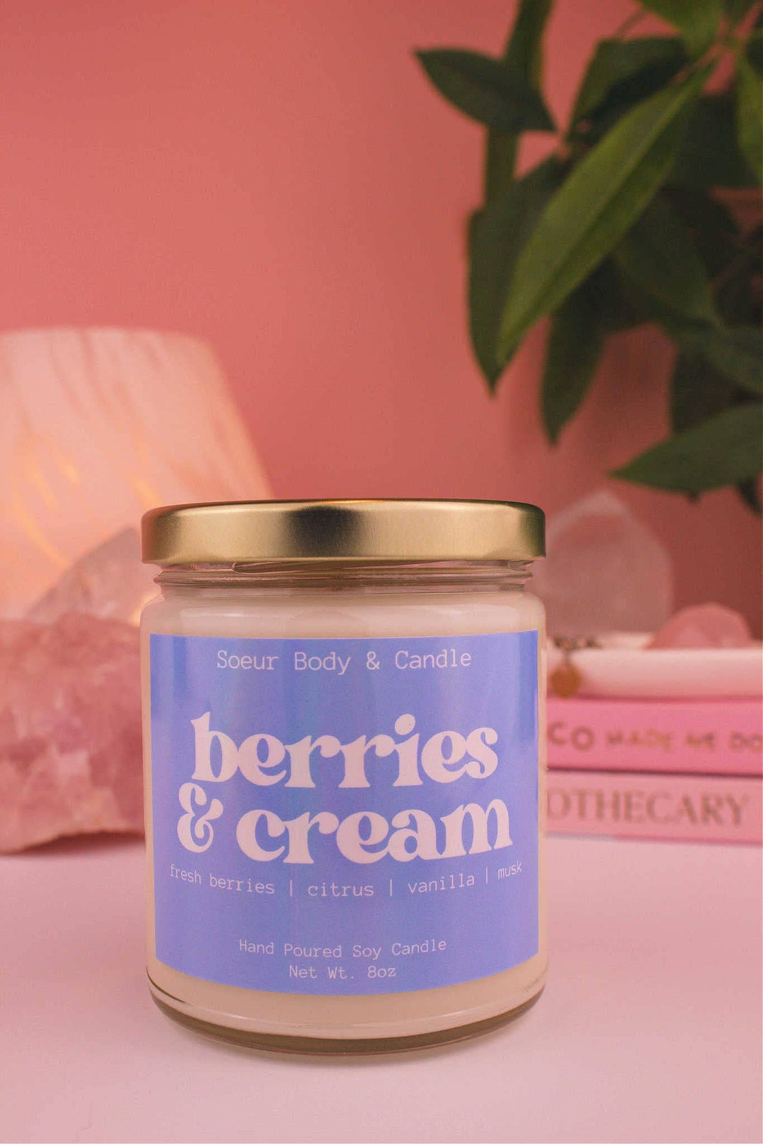 Berries & Cream Soy Candle