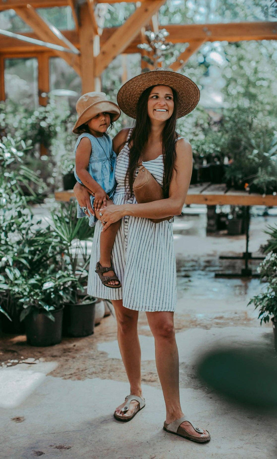 Sadie | Palm Straw Rancher Hat Wide Brim: M/L