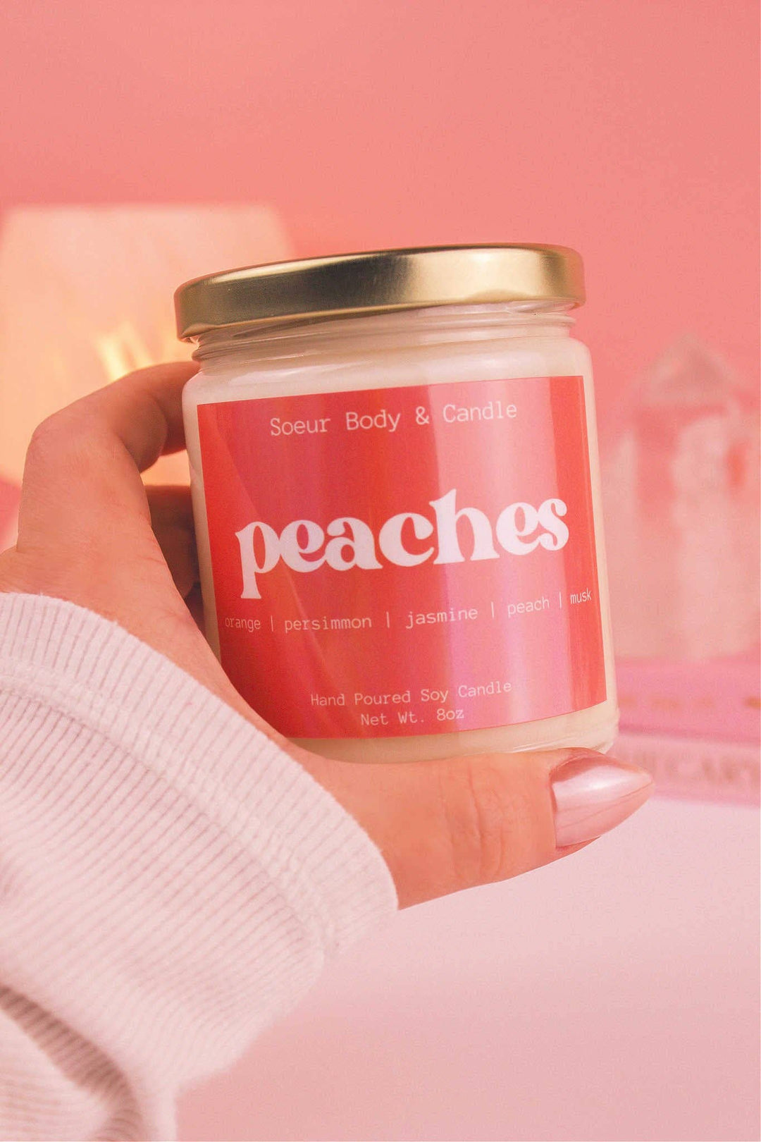 Peaches Soy Candle