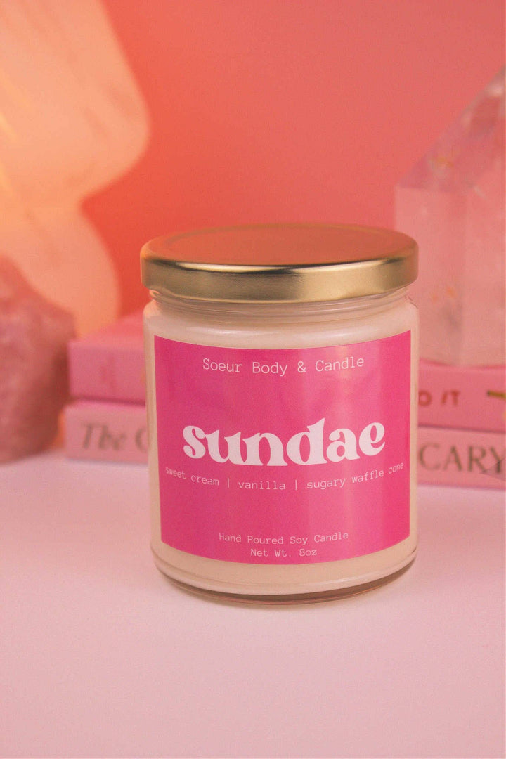 Sundae Soy Candle