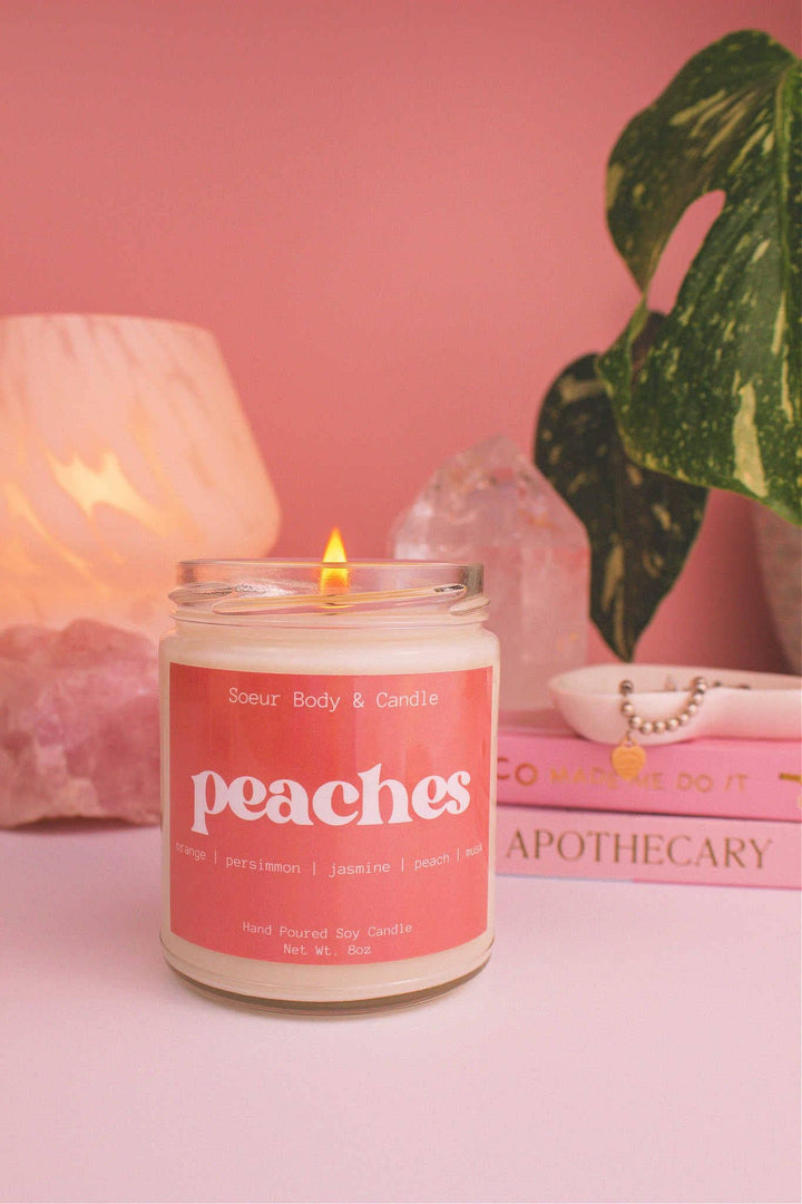 Peaches Soy Candle