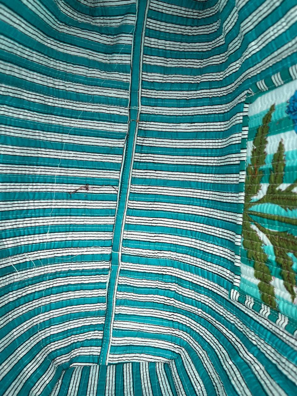 Party Wear Bag Cotton Floral Printed Quilted Bag Women Bags