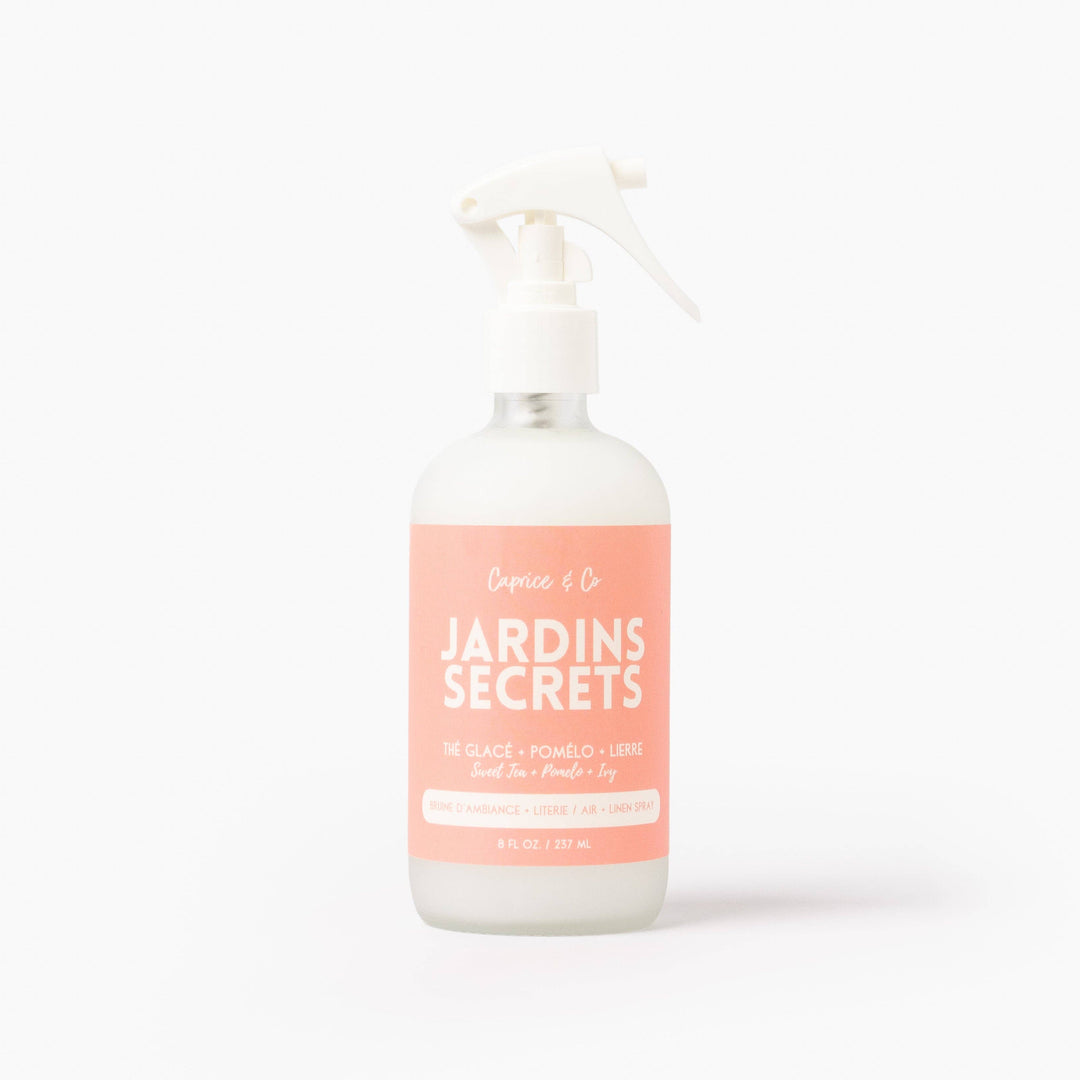 Linen + Room Spray - Jardins Secrets - Sweet Tea + Pomelo + Ivy