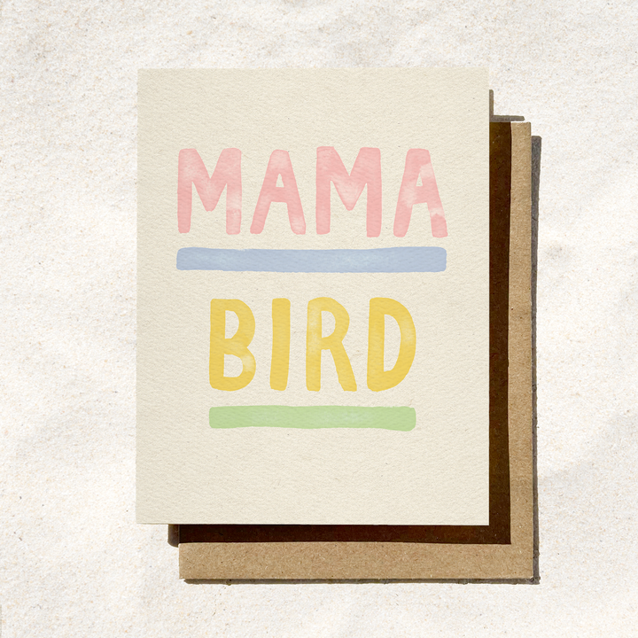 Mama Bird Card | New Mom Card | Baby Shower Card