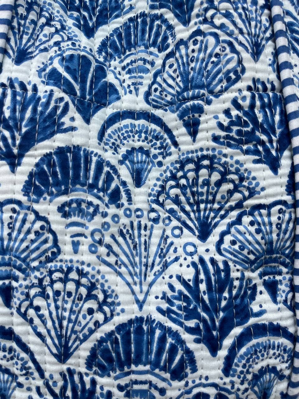 New Design Block Print Cotton Bag Women Travel Bag Quilted